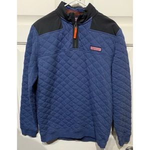 Mens Vineyard Vines Quilted 1/4 Zip Shep Shirt